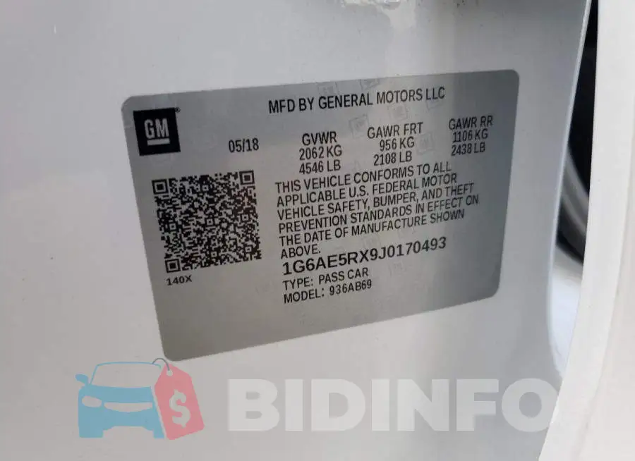 1G6AE5RX9J0170493 Photo# 12