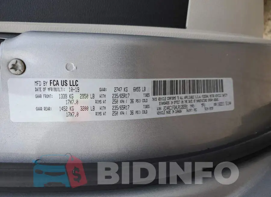 2C4RC1FG4LR126591 Photo# 13