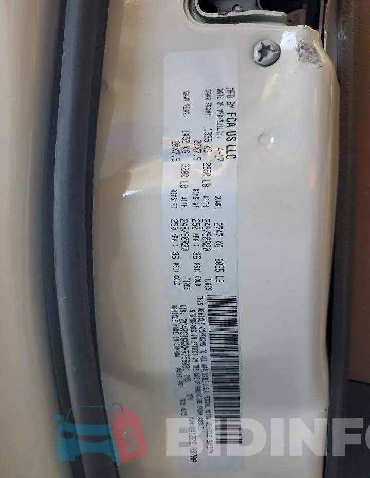 2C4RC1GGXHR758081 Photo# 13