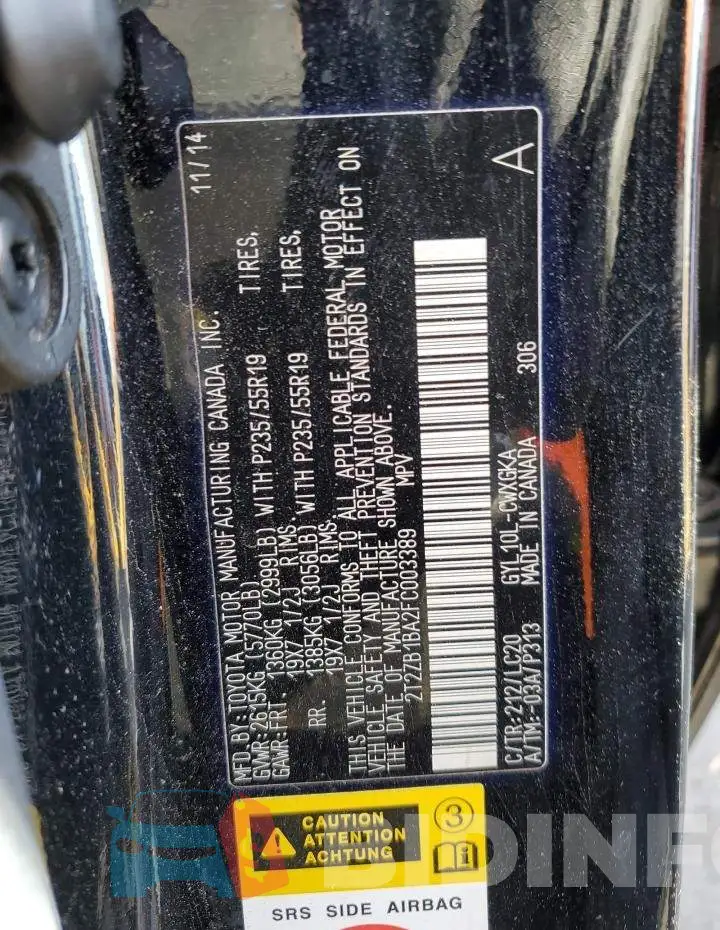 2T2ZB1BA2FC003389 Photo# 12