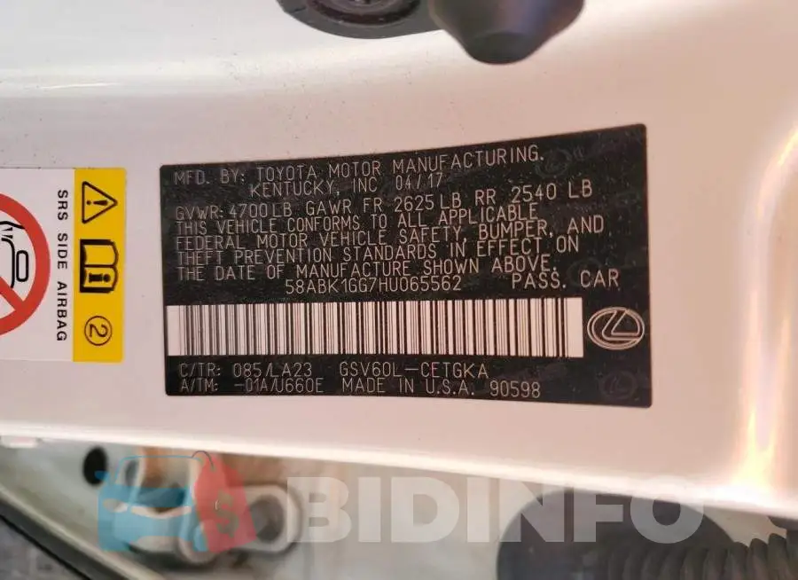 58ABK1GG7HU065562 Photo# 12