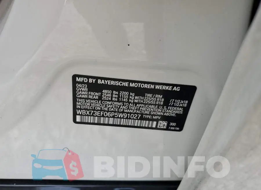 WBX73EF06P5W91027 Photo# 13