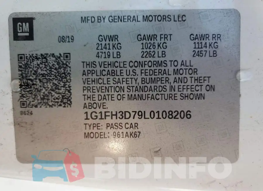 1G1FH3D79L0108206 Photo# 12