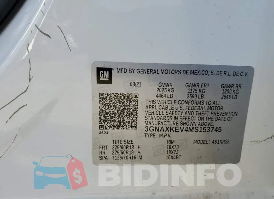 3GNAXKEV4MS153745 Photo# 12