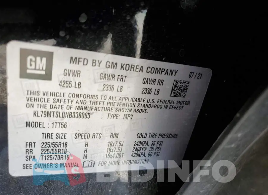 KL79MTSL0NB038065 Photo# 13