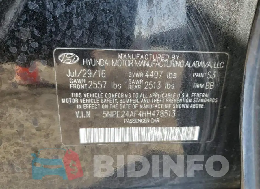 5NPE24AF4HH478513 Photo# 13