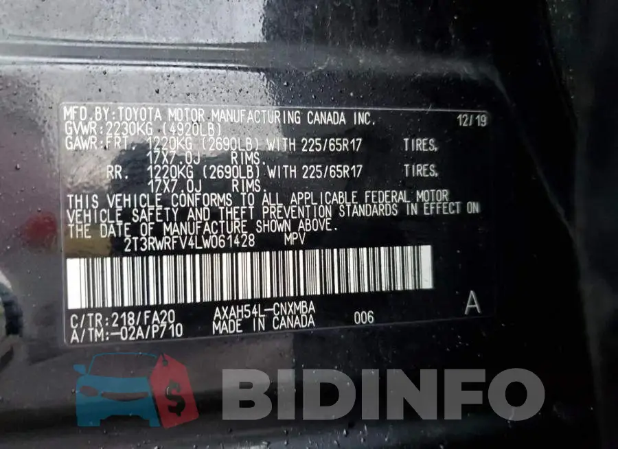 2T3RWRFV4LW061428 Photo# 13
