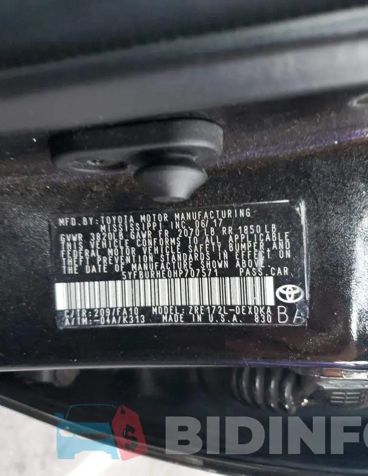 5YFBURHE0HP707571 Photo# 12
