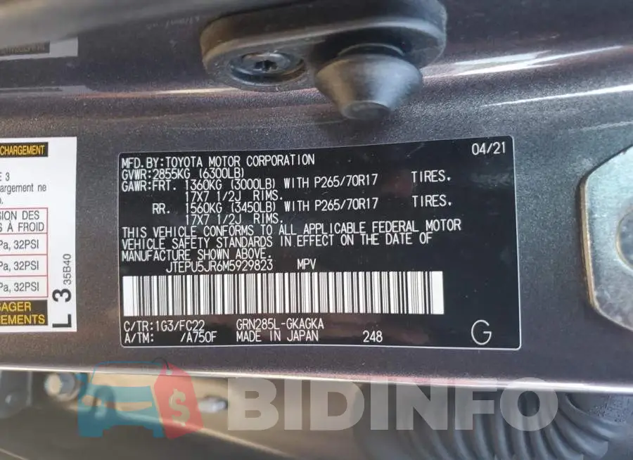 JTEPU5JR6M5929823 Photo# 13