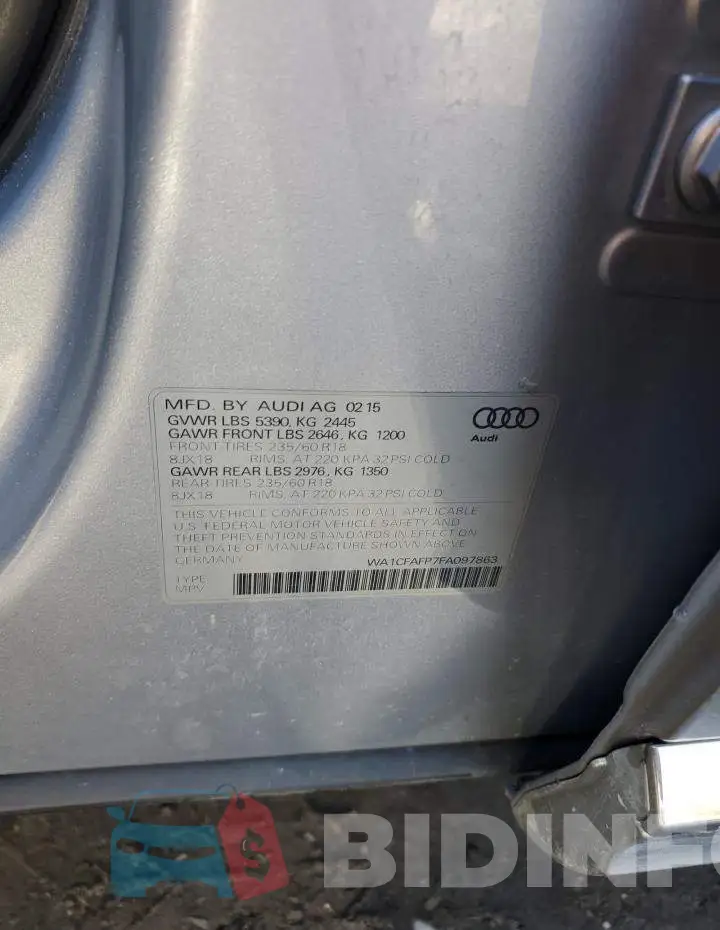 WA1CFAFP7FA097863 Photo# 12