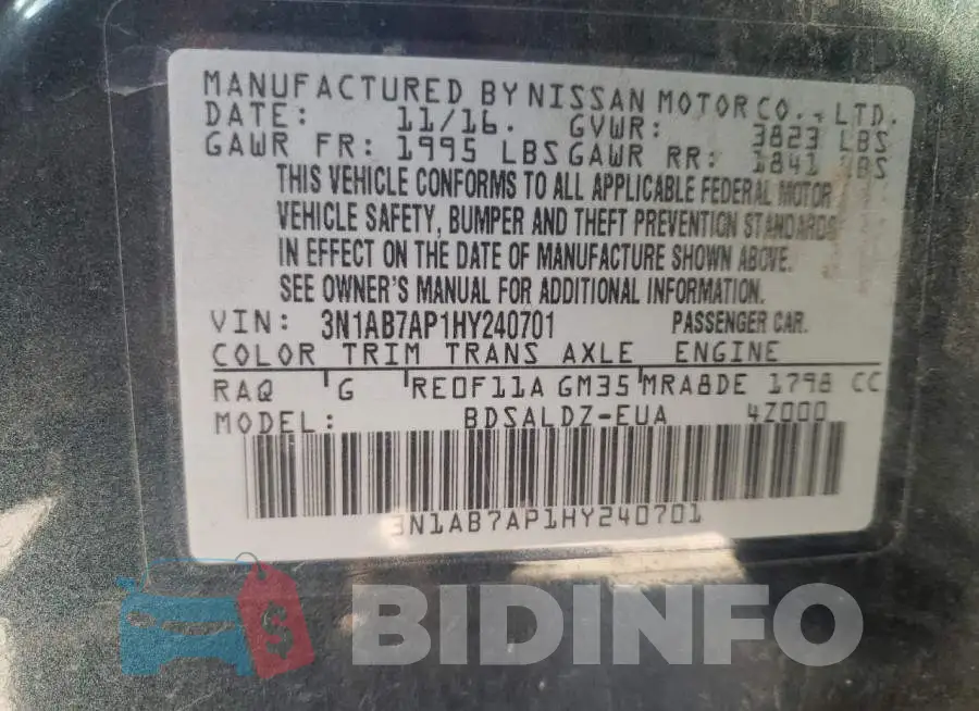 3N1AB7AP1HY240701 Photo# 12