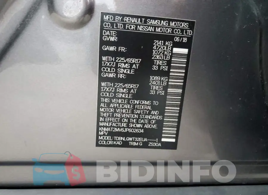 KNMAT2MV6JP602634 Photo# 13