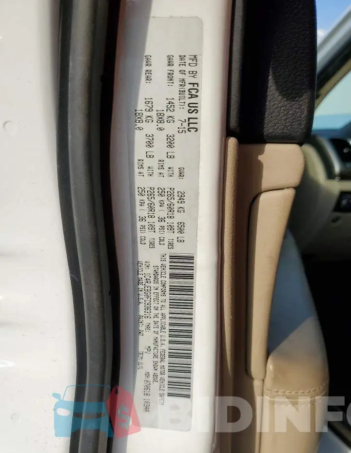 1C4RJEBG0FC936316 Photo# 13