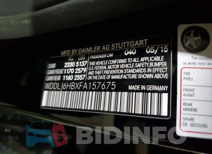 WDDLJ6HBXFA157675 Photo# 12