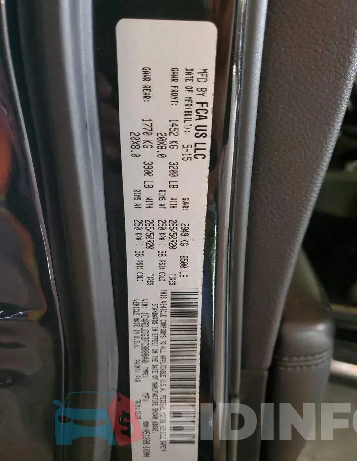 1C4RDJDG3FC880840 Photo# 14