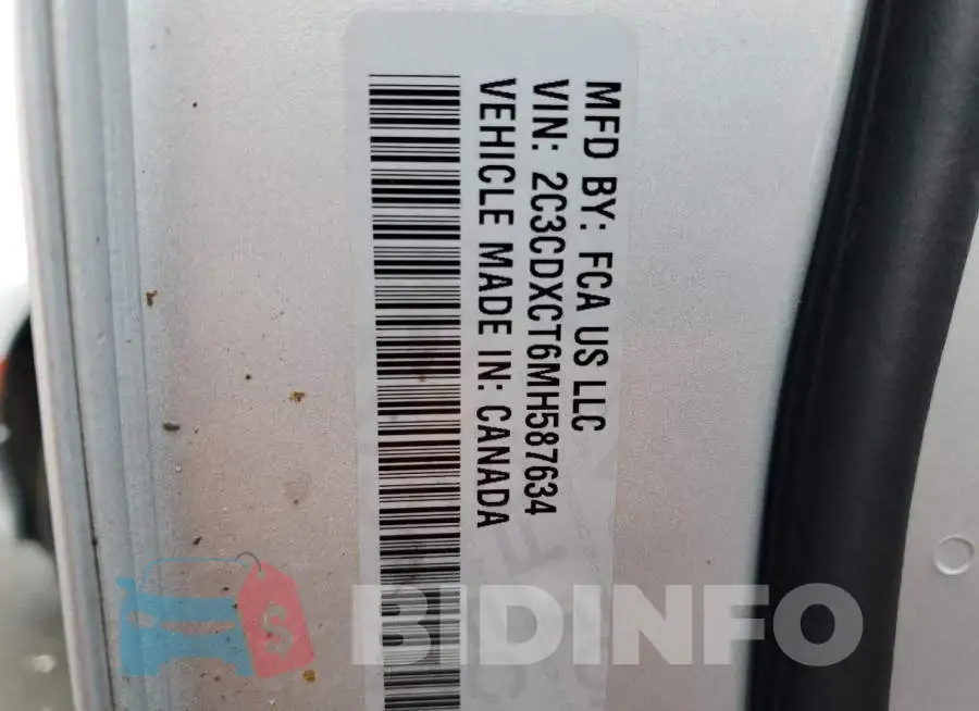 2C3CDXCT6MH587634 Photo# 12