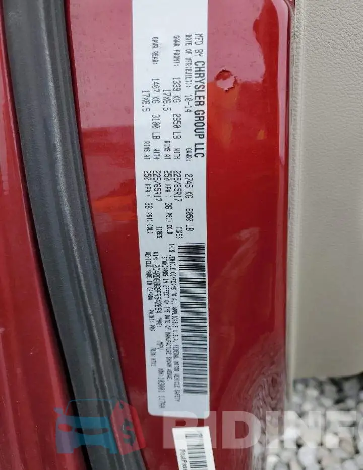 2C4RDGBG9FR542694 Photo# 13