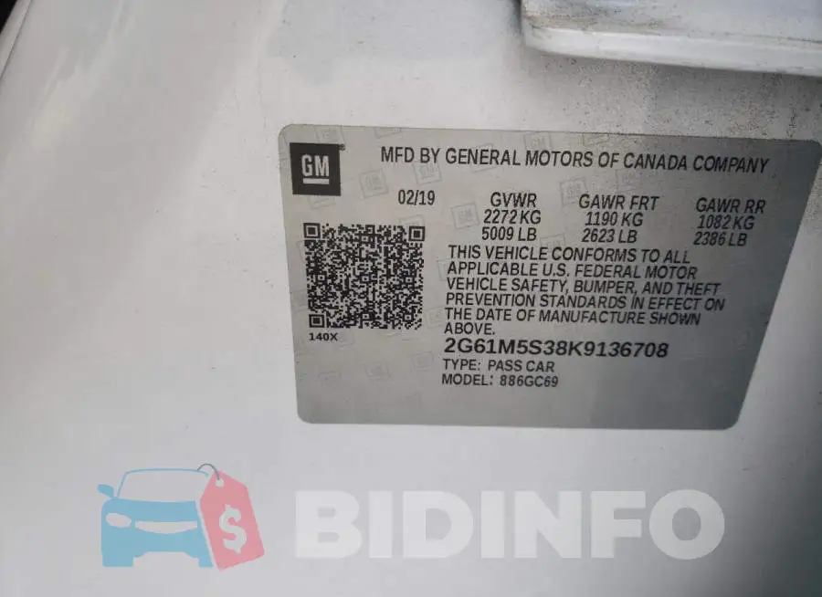 2G61M5S38K9136708 Photo# 12