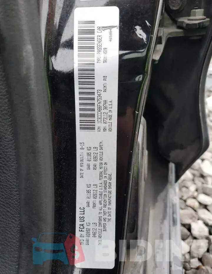 1C3CCCAB6FN753473 Photo# 12
