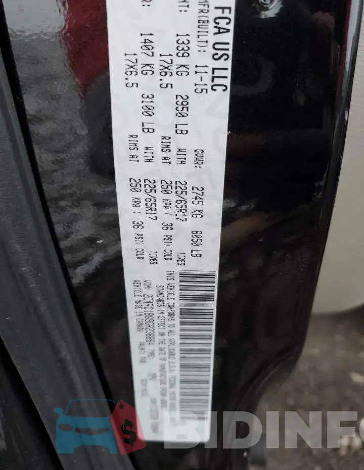 2C4RC1BG9GR238864 Photo# 13