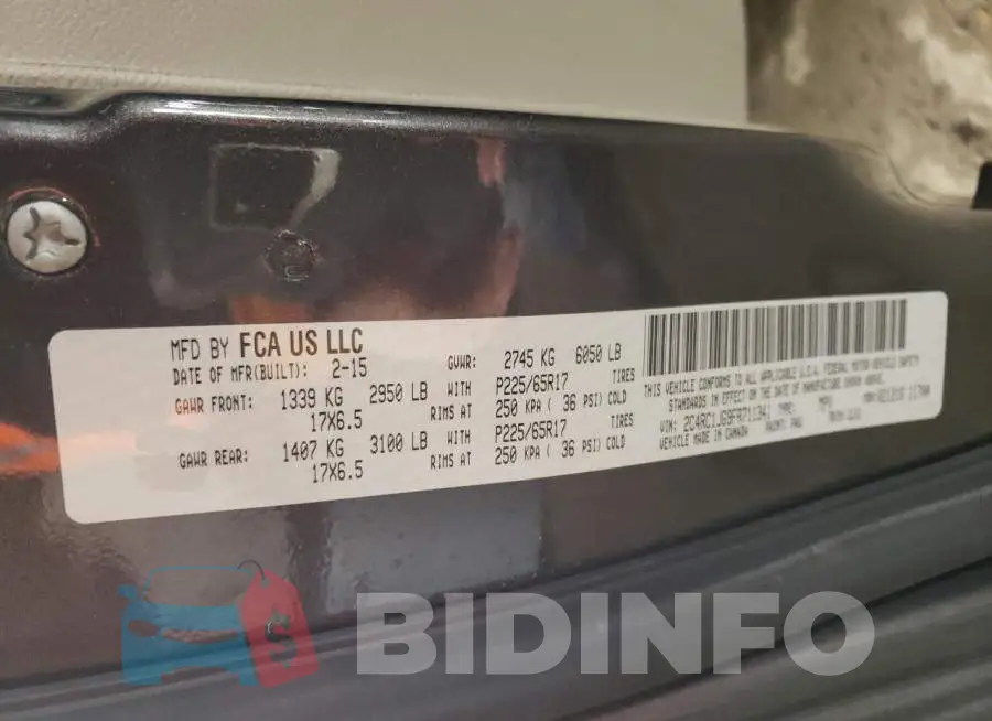 2C4RC1JG9FR711341 Photo# 12