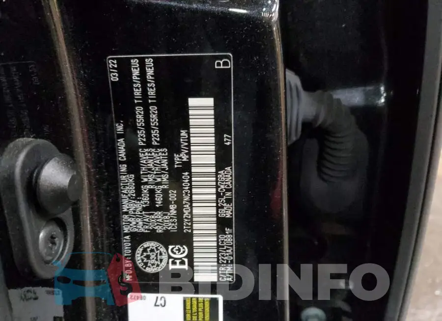 2T2YZMDA7NC340404 Photo# 12