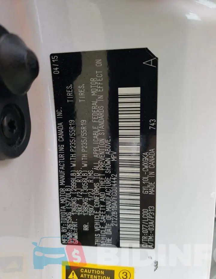 2T2ZB1BA7FC004442 Photo# 14