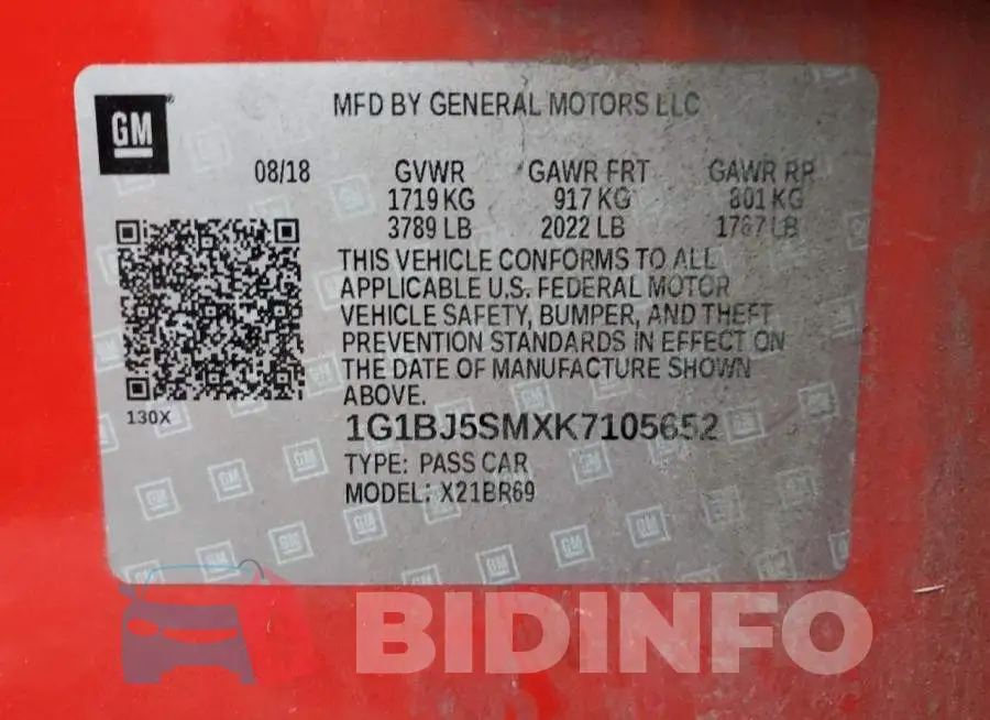1G1BJ5SMXK7105652 Photo# 12