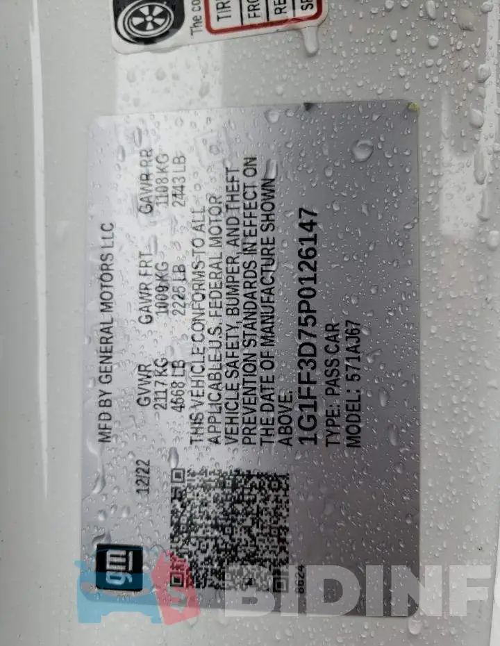 1G1FF3D75P0126147 Photo# 12