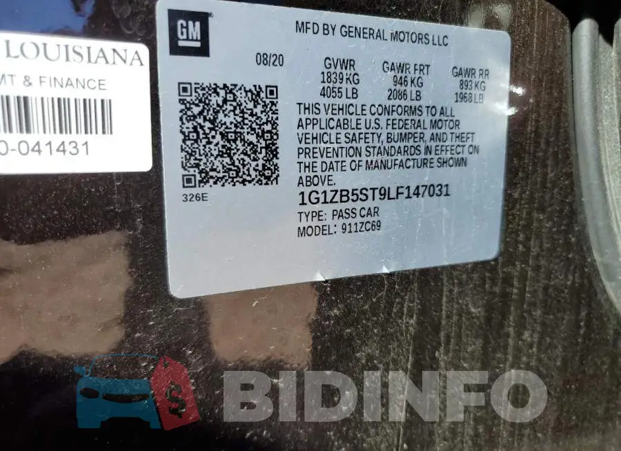1G1ZB5ST9LF147031 Photo# 13
