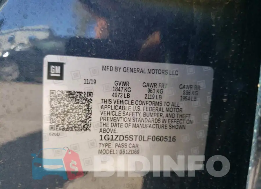1G1ZD5ST0LF060516 Photo# 12