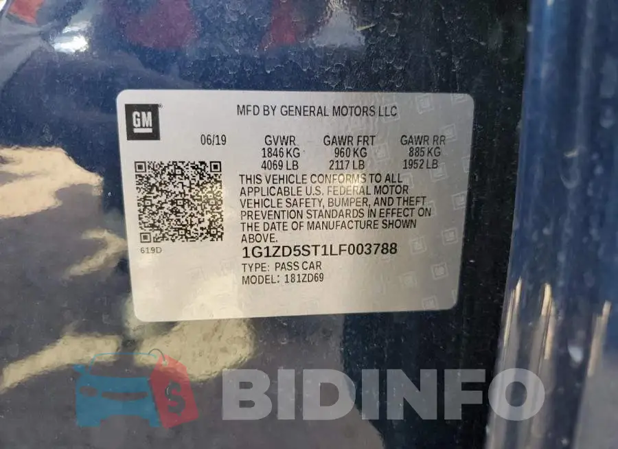 1G1ZD5ST1LF003788 Photo# 12
