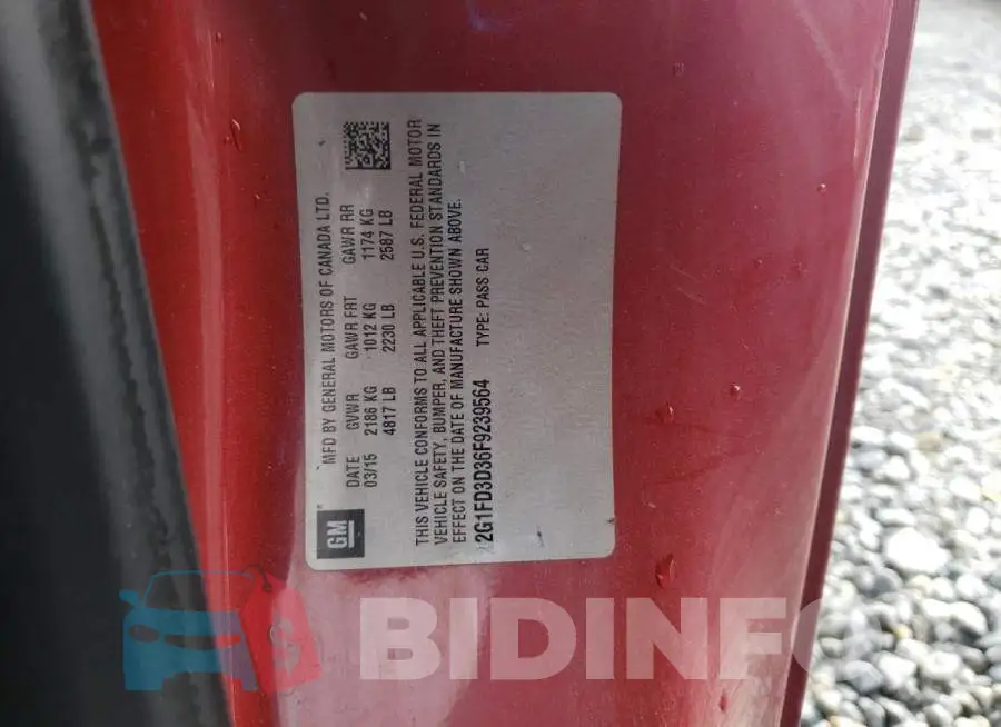 2G1FD3D36F9239564 Photo# 12