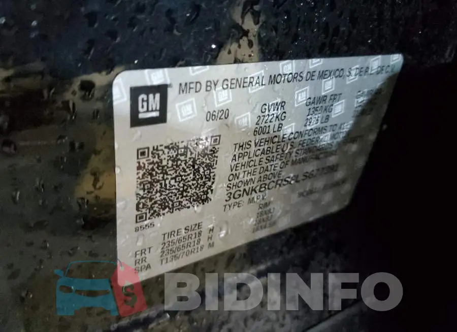 3GNKBCRS8LS677391 Photo# 12