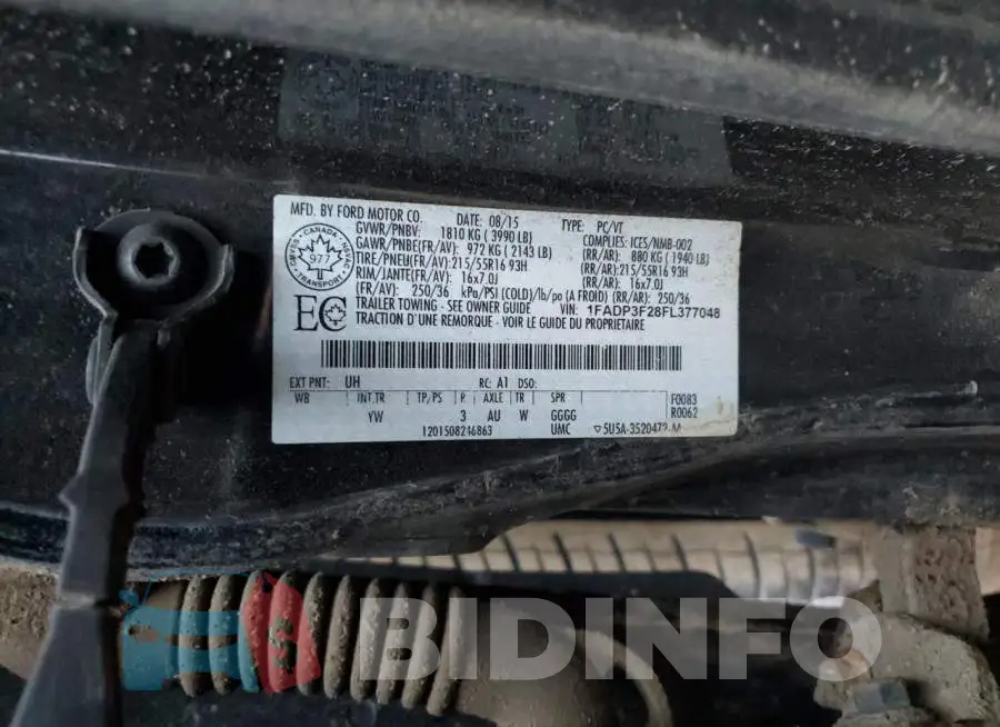 1FADP3F28FL377048 Photo# 12