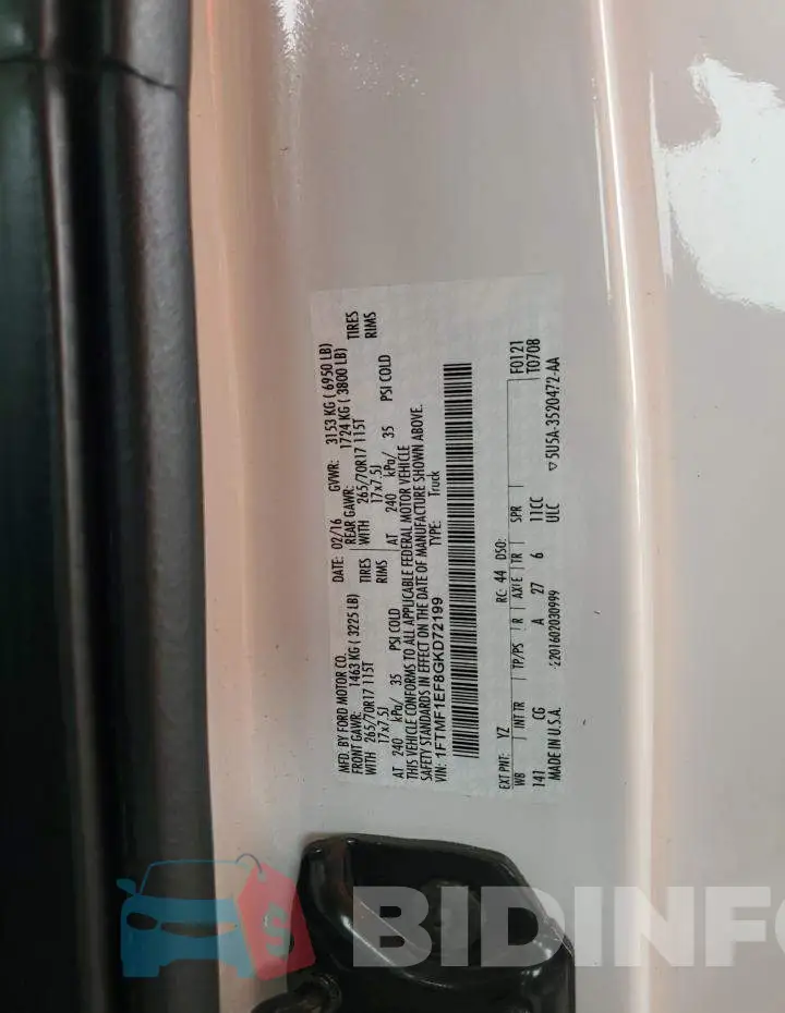1FTMF1EF8GKD72199 Photo# 12