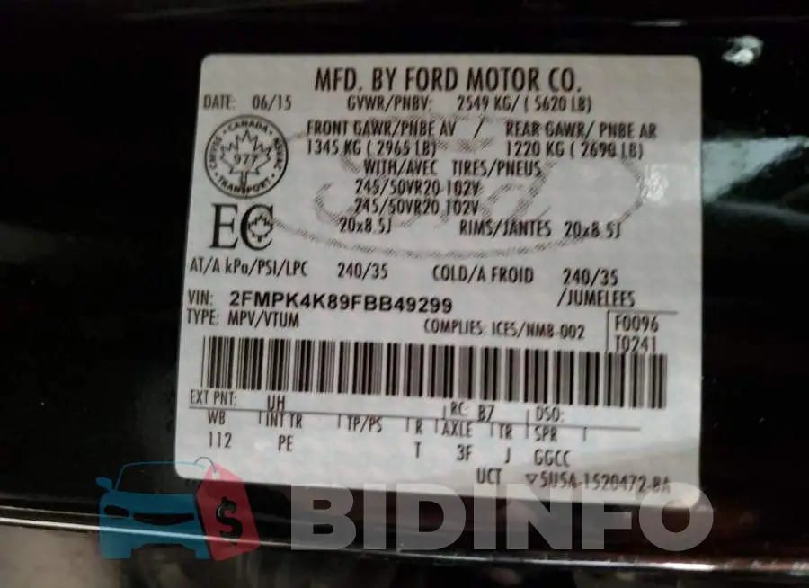 2FMPK4K89FBB49299 Photo# 14