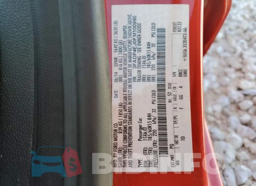 3FADP4EJ0FM100990 Photo# 12