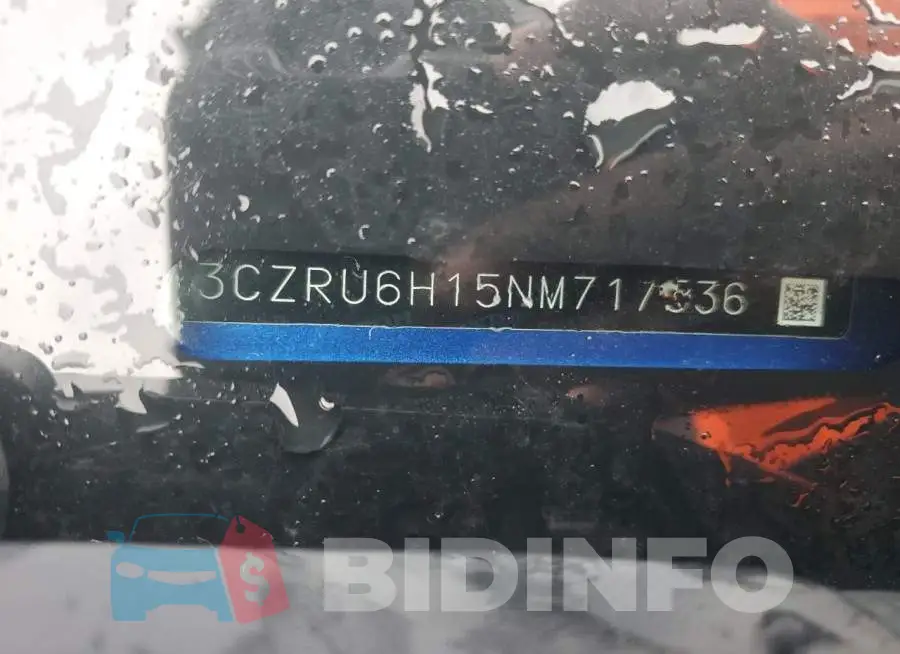 3CZRU6H15NM717536 Photo# 12