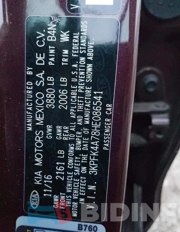 3KPFK4A78HE086541 Photo# 13