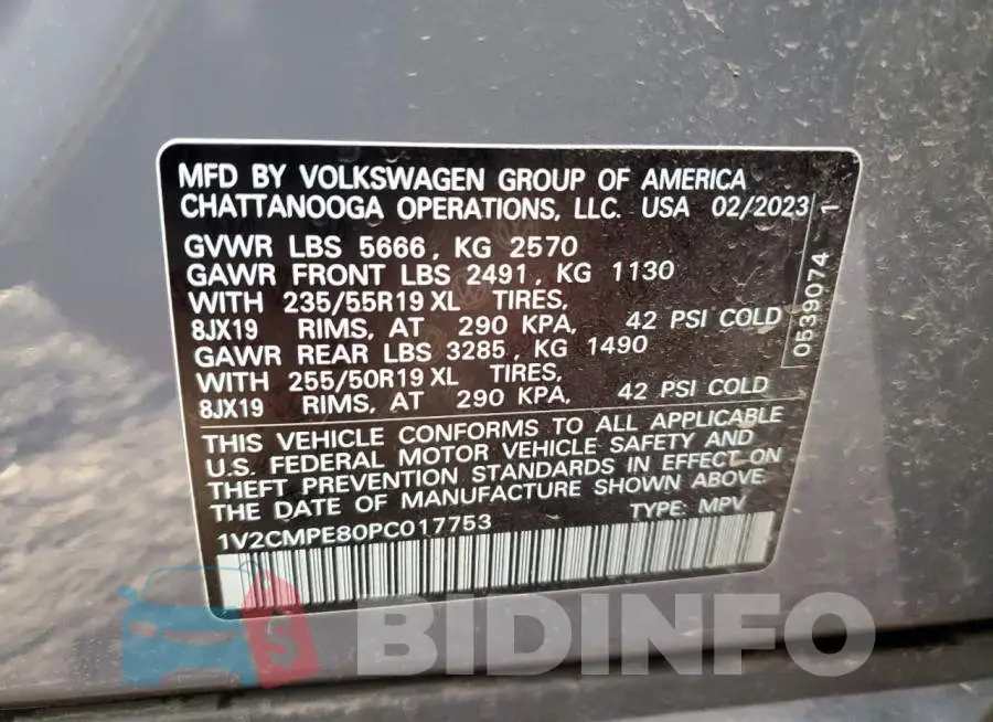 1V2CMPE80PC017753 Photo# 14