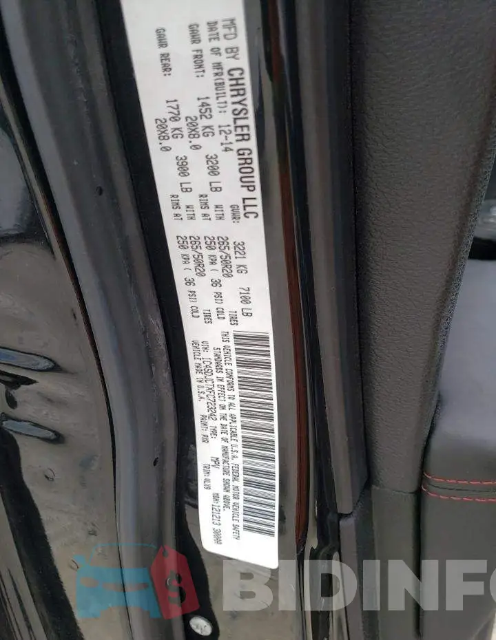 1C4SDJCTXFC723242 Photo# 13