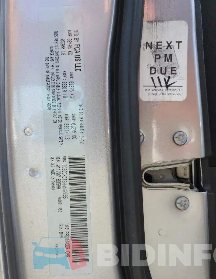2C3CDXCT9HH562295 Photo# 13