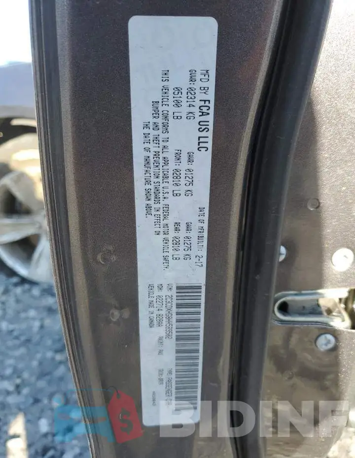2C3CDXHG8HH589502 Photo# 12