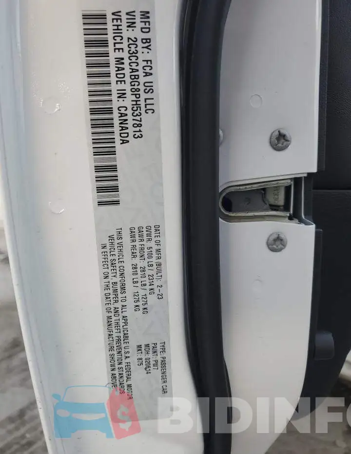 2C3CCABG8PH537813 Photo# 13