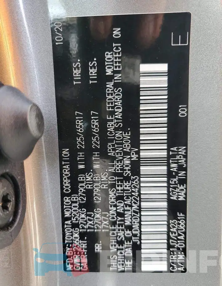 JTJDARDZ7M2244263 Photo# 12