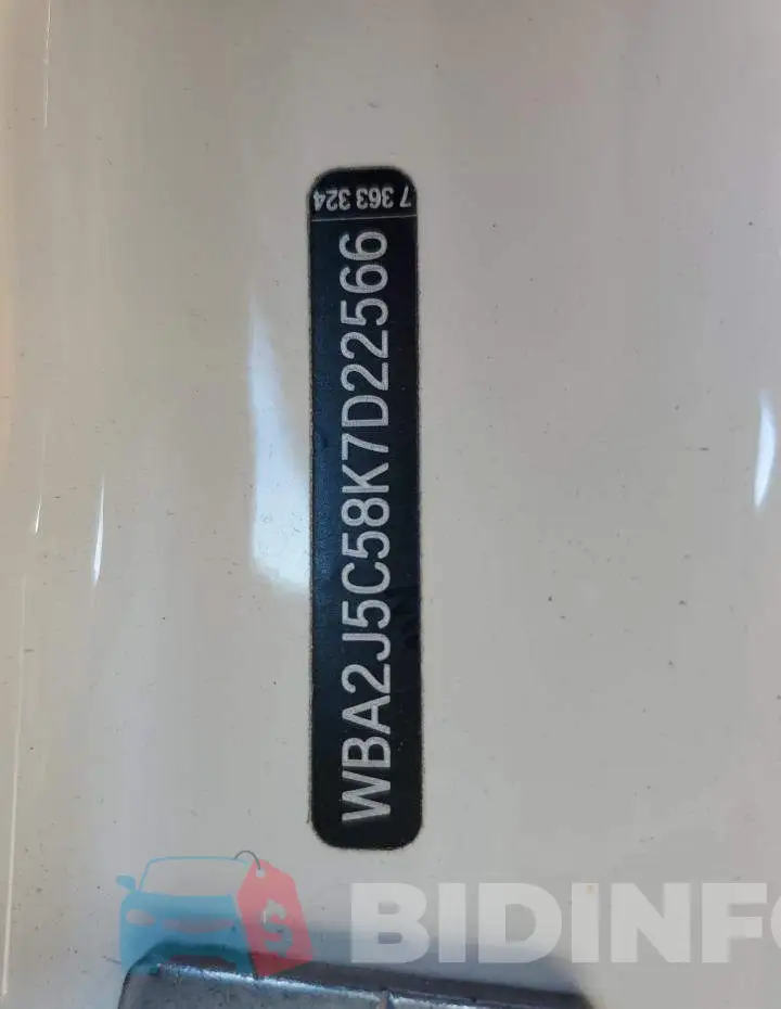 WBA2J5C58K7D22566 Photo# 12