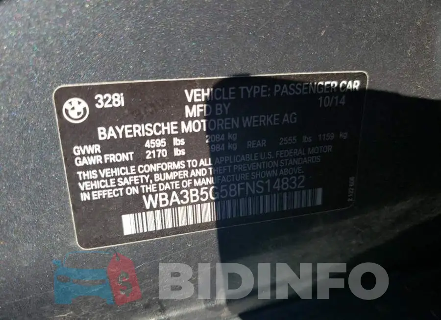 WBA3B5G58FNS14832 Photo# 13
