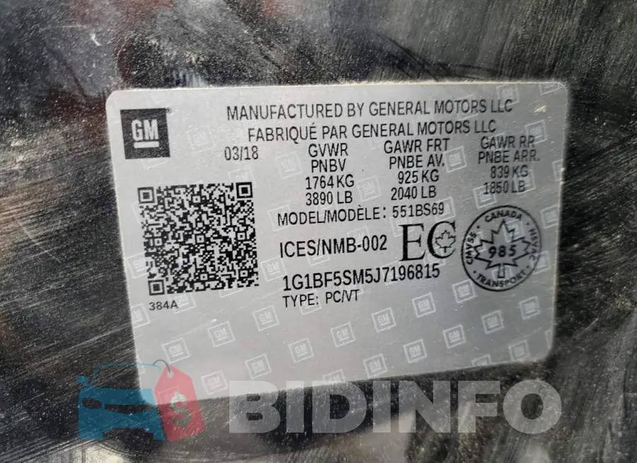 1G1BF5SM5J7196815 Photo# 13