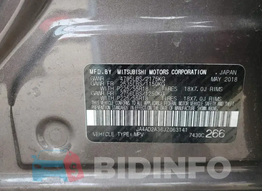JA4AD2A36JZ063141 Photo# 14